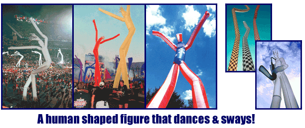 Human Shaped Dancing Figures